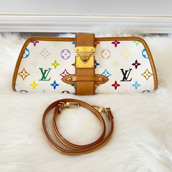 ❤️ SOLD‼️ Louis Vuitton Shirley Monogram White Multicolor - Picture 8 of 17